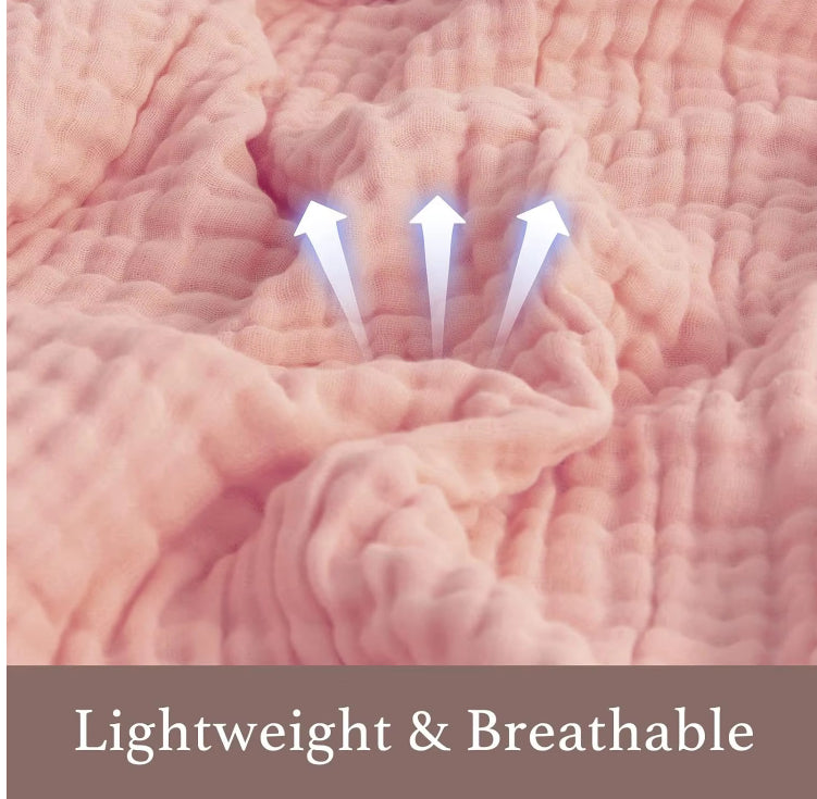 6 Layers Cotton Muslin Thermal Blanket Gauze Blanket