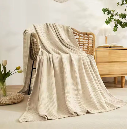 6 Layers Cotton Muslin Thermal Blanket Gauze Blanket