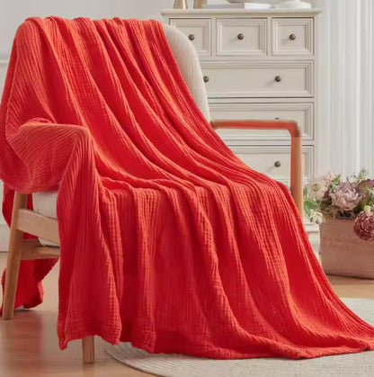 6 Layers Cotton Muslin Thermal Blanket Gauze Blanket